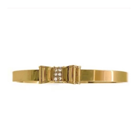 KATE SPADE • Moon River Crystal Gold Bangle Bracelet - Picture 6 of 8